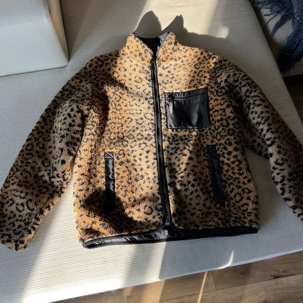 Supreme leopard double jacket